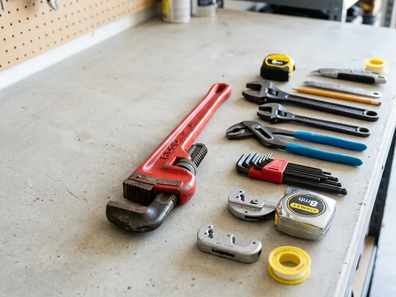 Professional plumbers in Cornfields, AZ equipped with top-tier tools for residential and commercial plumbing services.